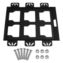 Support de Rangement pour Outils, Support Mural pour Boîte à Outils, pour Systèmes de Rangement et D'Organisation D'Outils, Noir