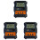 3X 30A Solar Charge Controller 12V24V Zonnepaneel Batterij Controller Regulator Auto 2 USB LCD Display Laadontlader 1