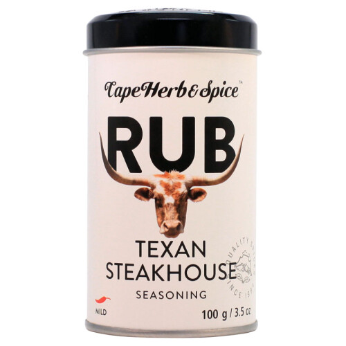 Cape Herb & Spice Rub Texan Steakhouse Gewürz 100g