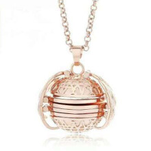 Regalo perfetto per i propri cari Collana con medaglione, collana vintage in ottone di alta qualità per donna con scomparto per foto, gioiello