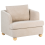 Beliani Armchair RATTVIK Boucle Beige 3