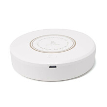 Agitador magnético compacto, mini mezclador automático de bebidas, recargable por USB-C, apto para vasos y tazas de vidrio.