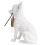 Beliani Table Lamp Dog ROCCO White 5