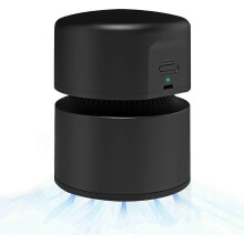 Pöytäimuri, pöytäimuri, ladattava USB-virtalähteellä, 120 minuutin käyttöaika, 360 johdoton pöytäimuri, musta