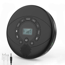 Kannettava CD-soitin, ladattava, CD-soitin kaiuttimella, kannettava CD-soitin kuulokkeilla, CD-R, MP3 USB-toistettavissa, CD-levyjen toiston