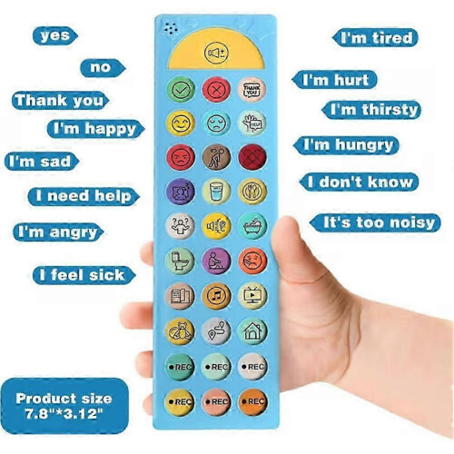 AAC-enhed til autisme - 6 programmerbare knapper, justerbar lydstyrke, taleterapi-kommunikationsværktøjer til nonver 2