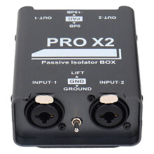 Απομονωτής ήχου 2 δρόμων, XLR 6.5, μονωτής Permalloy