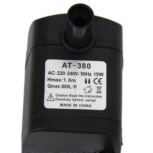 Υποβρύχια αντλία AC 220-240V 15W Αντλία νερού Αντλία σιντριβανιού Αντλία λίμνης ενυ 2