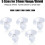 10pcs Silicone Flange Inserts 21mm Compatible With Medela/Spectra Pumps 2