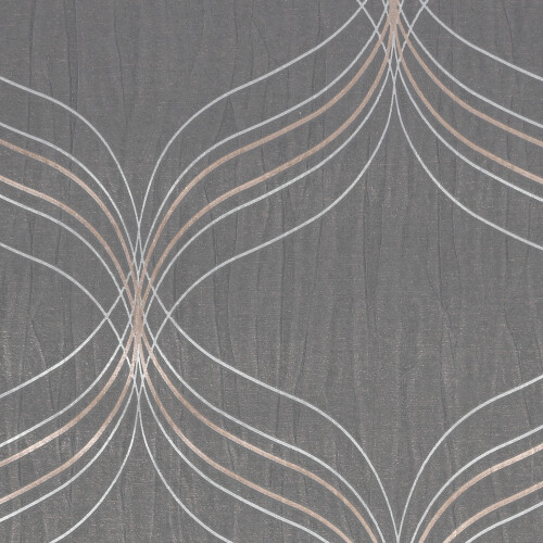 Boutique Optical Geo Grey Wallpaper 2