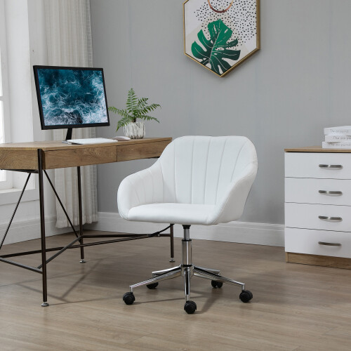 Vinsetto Silla de Oficina Blanco 60 x 59 x 89 cm 1