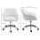 Vinsetto Silla de Oficina Blanco 60 x 59 x 89 cm 3