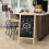 Vinsetto Pizarra Caballete Marrón 51 x 60 x 101 cm 3