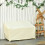 Outsunny Funda Protectora de Banco Beige 140 x 84 x 94 cm 2
