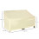 Outsunny Funda Protectora de Banco Beige 140 x 84 x 94 cm 3