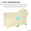 Outsunny Funda Protectora de Banco Beige 140 x 84 x 94 cm 6