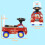 Coche Correpasillo Rojo 49 x 24 x 42 cm 3