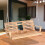 Outsunny Banco Columpio Marrón 150 x 75 x 53 cm 2