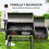 Outsunny Barbacoa de Carbón Negro 124 x 53 x 104 cm 4