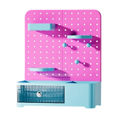 Organisateurs de collection multi-compartiments pour-Rose cyan