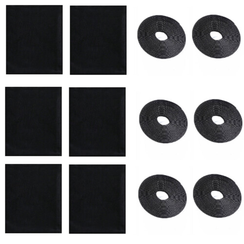 Removable Mesh Curtain Ventilation Window Screen Home DIY Set-C