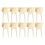 45Pcs Beige Food Feeder Fork for Birds Sturdy Fruit Feeding Accessory 1