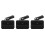 3Stk Stabile USB C Ladehalterung Telefon Dock Schwarz ABS 1