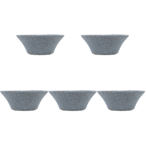 5Pcs Ceramic Tea Filter Grey Easy Clean Coffee Tea Strainer for Home