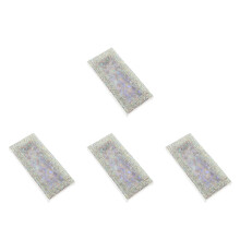 4Pcs Elegant Rhinestone Lash Case False Eyelash Storage Box for Travel