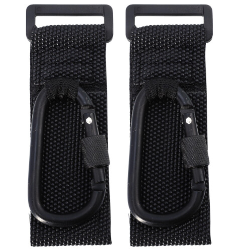 10Pièces Crochets Stroller Noir Pour Nurserie Robuste