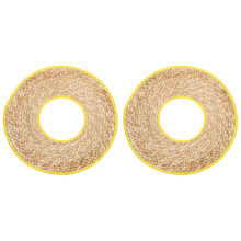 2Pièces Pare-Soleil Casque Beige Large Bord Extérieur