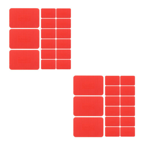 200Pcs Red Plastic Shims Heavy-Duty Door Window Support for Home Use
