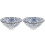 2Pcs Blue Small Ceramic Teacups Japanese Style Asian Tea Cup Set 1
