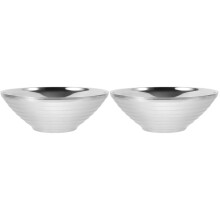 2 Pack Salad Bowl Serving Party Chip Bowls Bell Mouth Noodle
