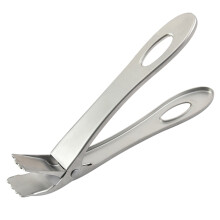 2Pcs Stainless Steel Bowl Gripper Clips Hot Plate Clamp Silver