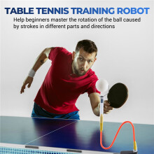 Huieson Table Tennis Training Robot Fixed Rapid Rebound  Pong  Machine Table Tennis Trainer for Stroking