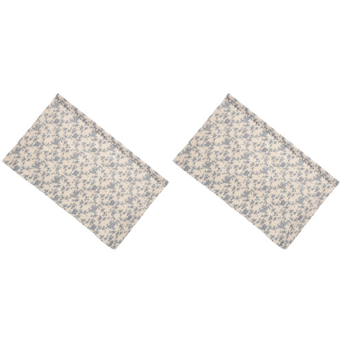 2Pcs Blue Window Curtains Short Half Drapes for Bathroom Bedroom Decor