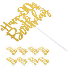30Pièces Décor 90 Cupcake Toppers Pour Gâteaux