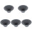 5Pcs Portable Ceramic Tea Infuser Dark Grey Reusable Coffee Dripper 1
