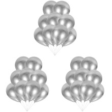 150Pcs Silver Latex Balloons Party Layout Wedding Decorations