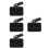 4Pcs ABS Multi-Functional Charging Dock Fast Phone Stand Black 1