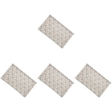 4Pcs Blue Cafe Style Kitchen Curtains Easy Install Lightweight Cotton