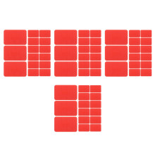 400Pcs Red Plastic Shims for Door Load Support and Furniture