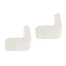 2Pcs Kiln Pillar Set L-Shaped Supports for Pottery Firing