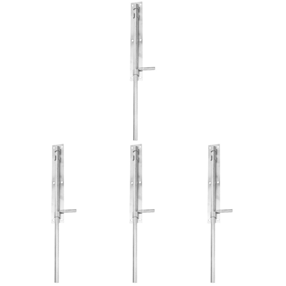 4Pcs Silver Stainless Steel Cane Bolts For Gates Heavy Duty Door Latch 3744180060955