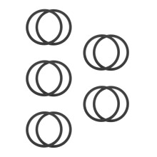10Pcs Black Silicone Ice Cream Machine Seal Ring for Repair