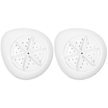 2Pcs Travel Washing Machine Mini Turbine Washer Black for Baby Clothes