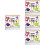4Pcs Kindergarten Cartoon Game Posters Multi Color Kids Room Decor 5