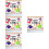 4Pcs Kindergarten Cartoon Game Posters Multi Color Kids Room Decor 6
