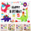 4Pcs Kindergarten Cartoon Game Posters Multi Color Kids Room Decor 8